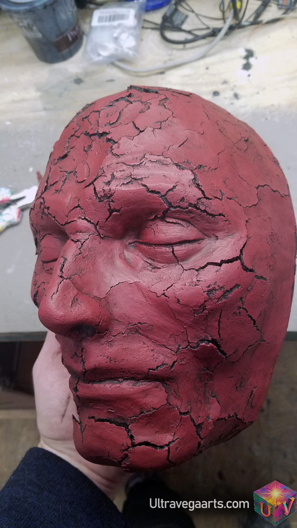 Handcrafted mask sculpture by ULTRAVEGA ARTS