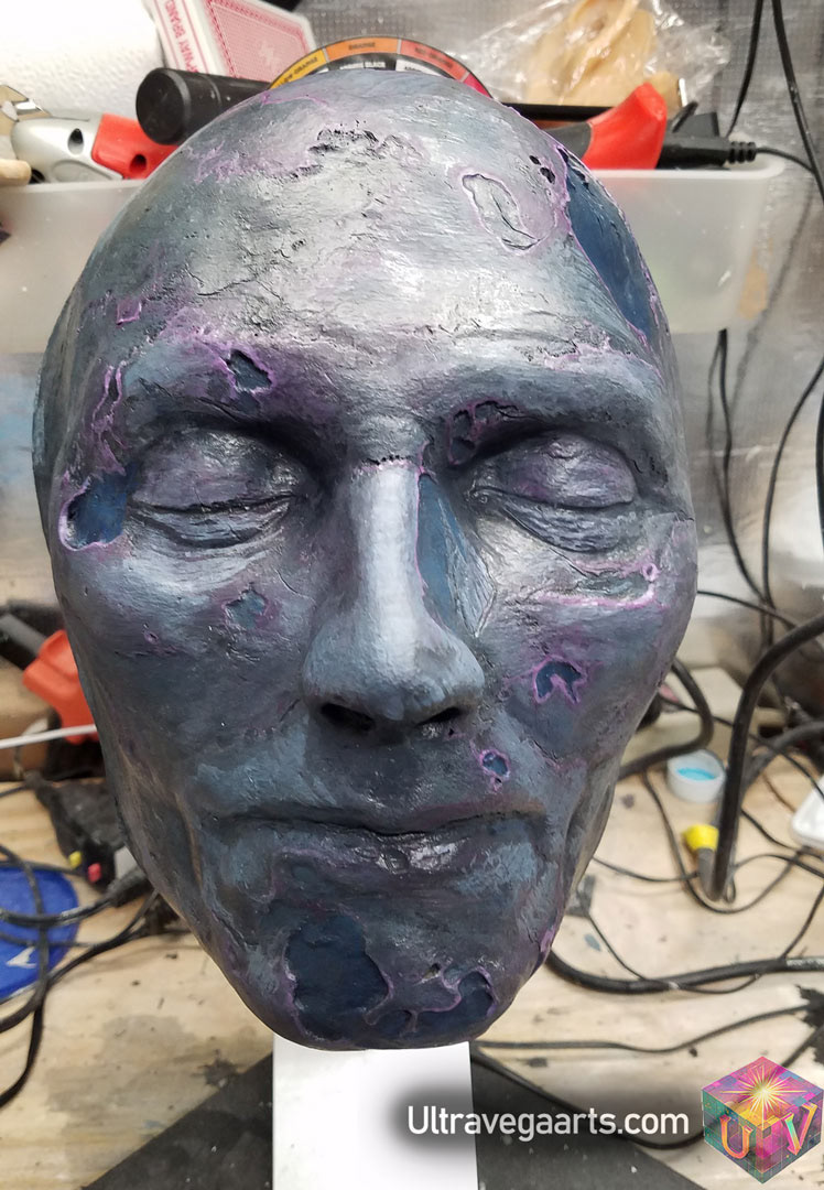 Handcrafted mask sculpture by ULTRAVEGA ARTS