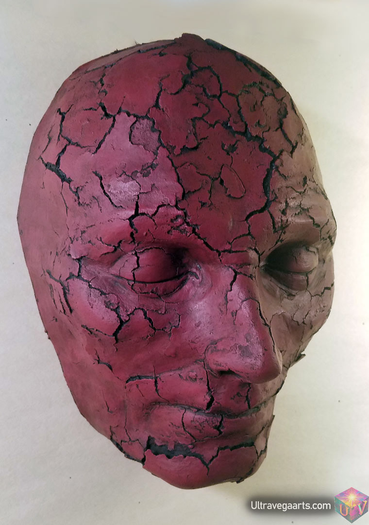Handcrafted mask sculpture by ULTRAVEGA ARTS