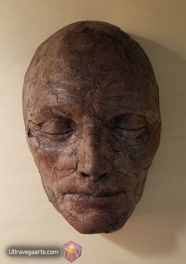 Handcrafted mask sculpture by ULTRAVEGA ARTS
