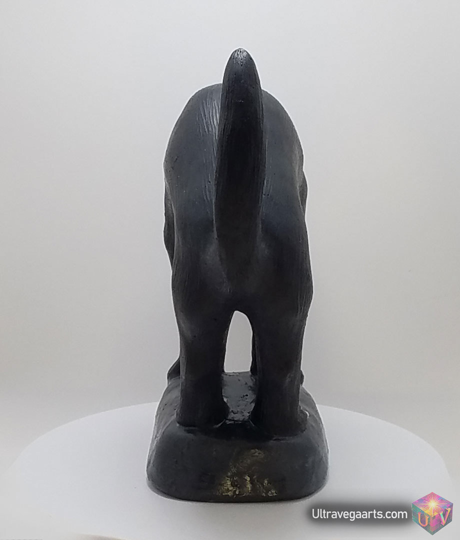 Handcrafted Cement Mad Cat Statue by ULTRAVEGA