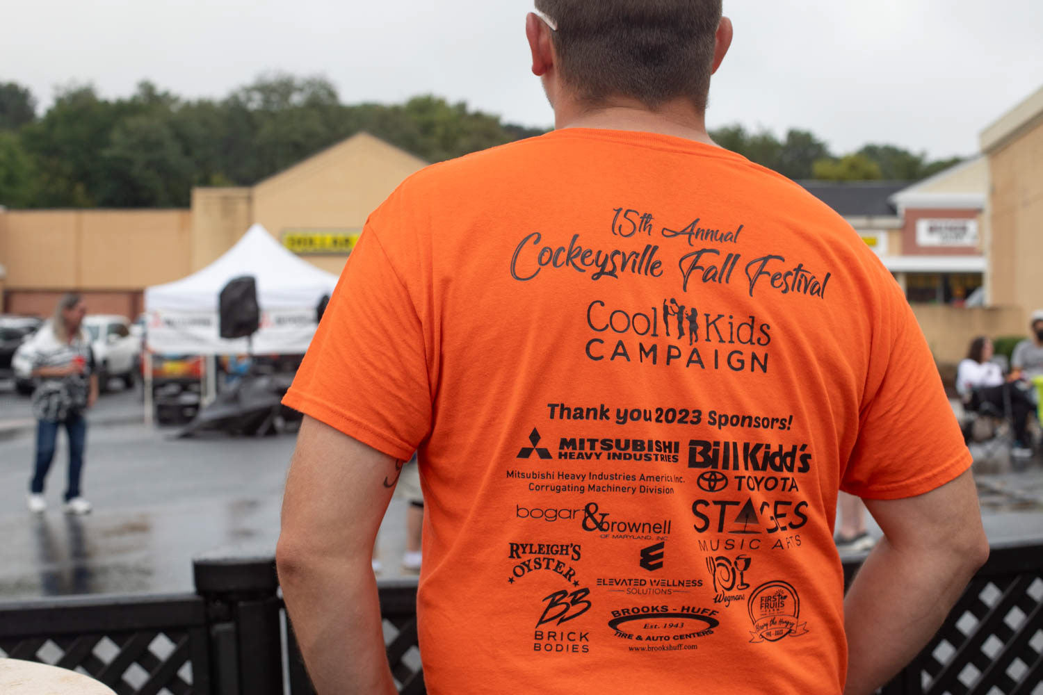 Designed & ordered T-shirts for festival to raise funds, for brand recognition and sponsorship leverage