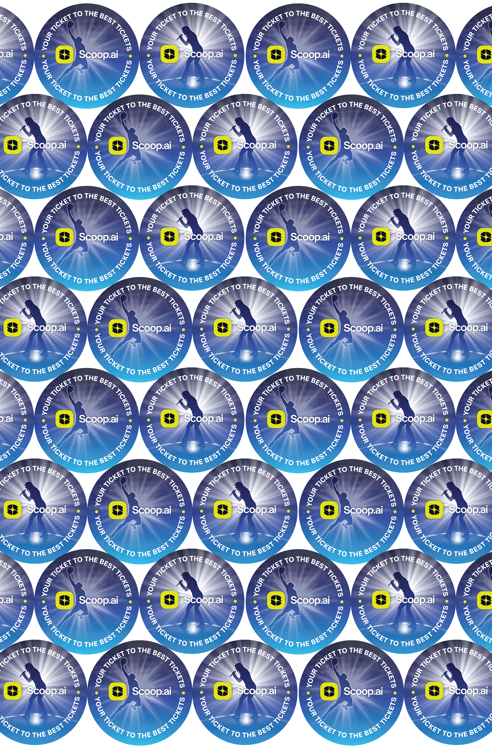 Laptop stickers visuals