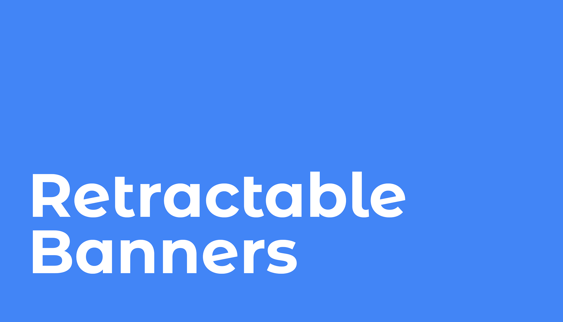 Retractable banner mock up title image