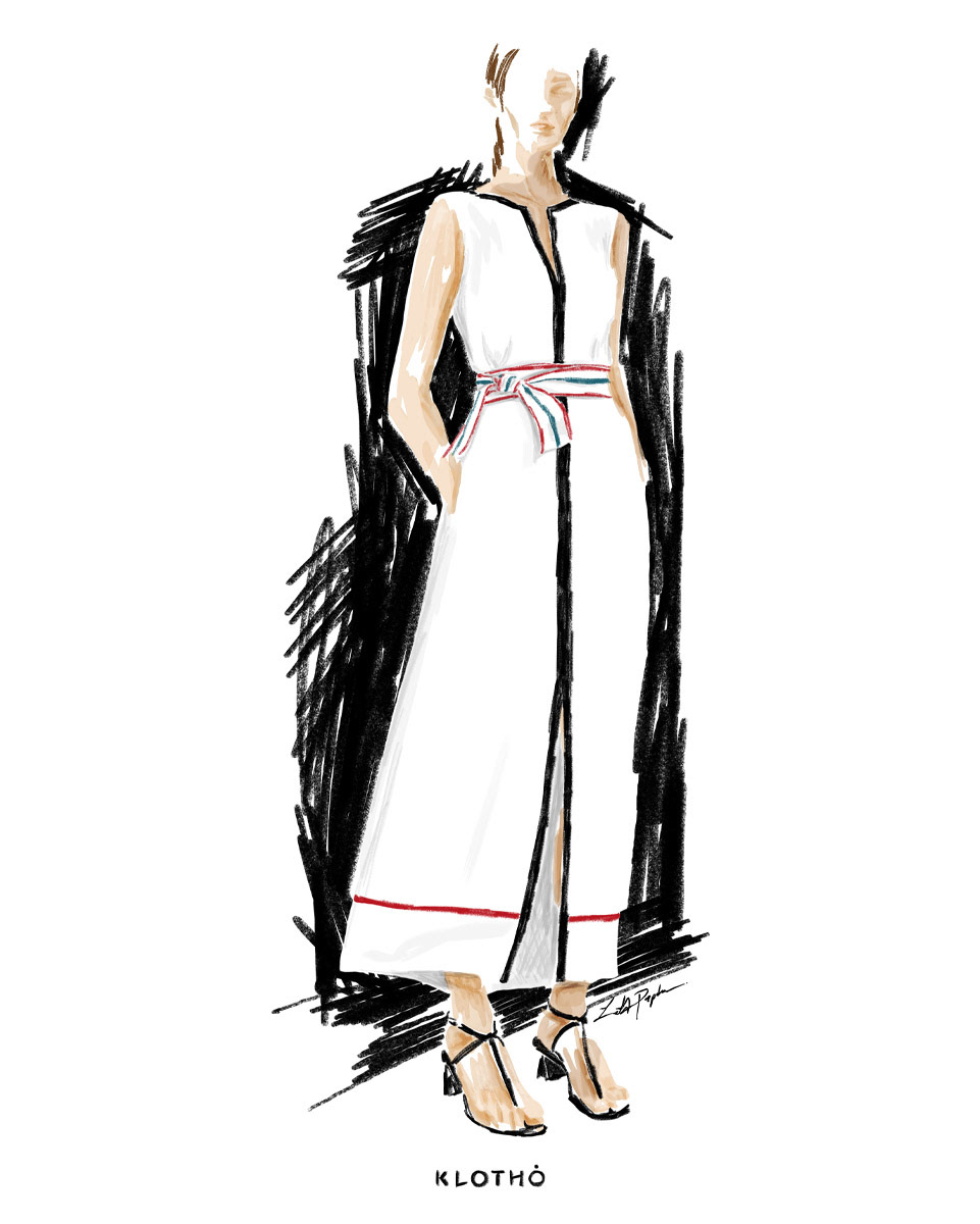 Aleia Dress illustrated for Klotho