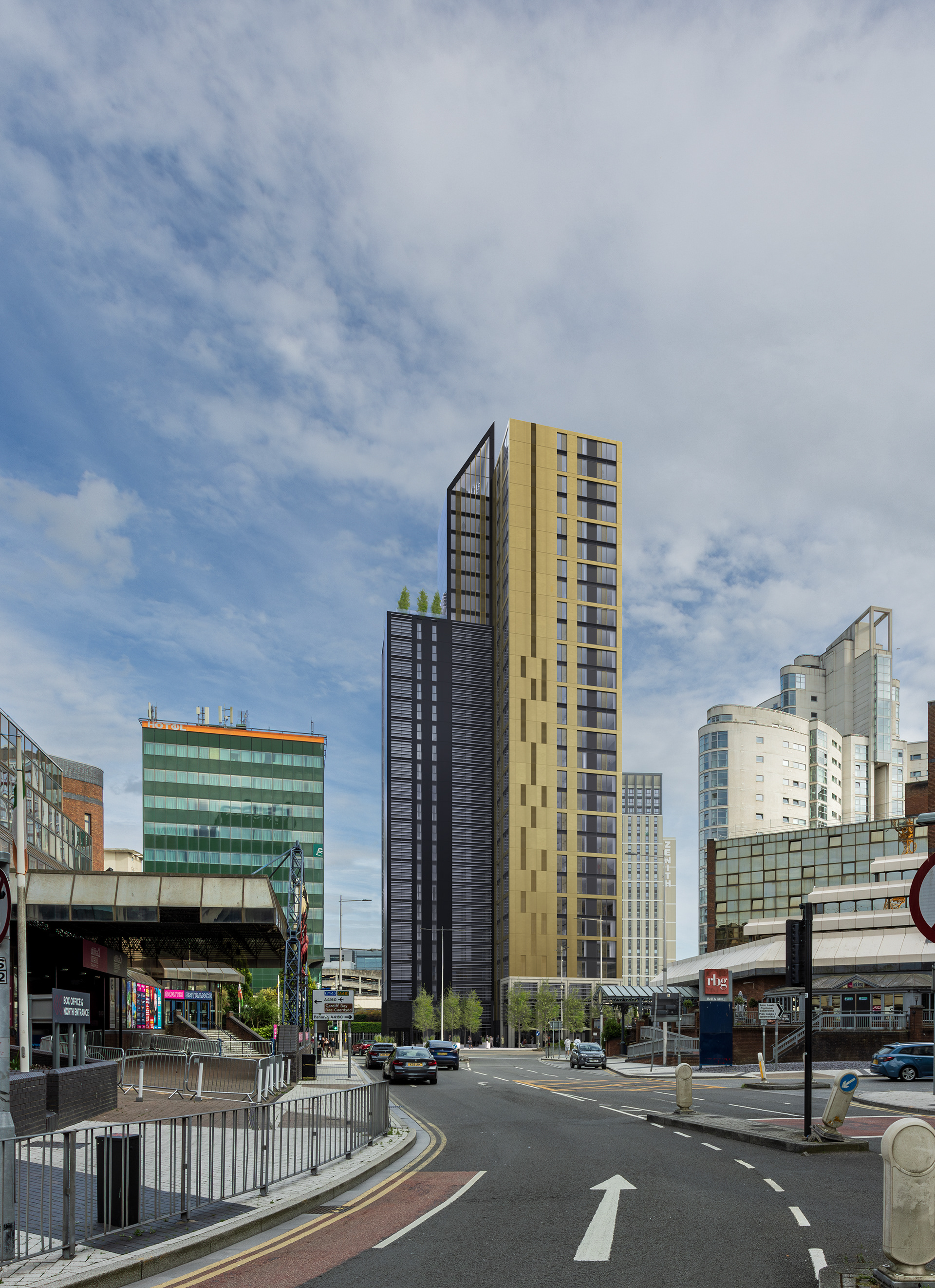 Photorealistic CGI for a luxury apartment in Cardiff