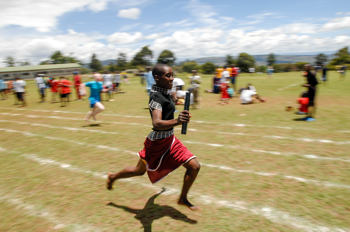 Fridah, 15, won the Low Vision 100mx4 senior relay, at the Kenyan Annual National Games and Sport for Special Schools.