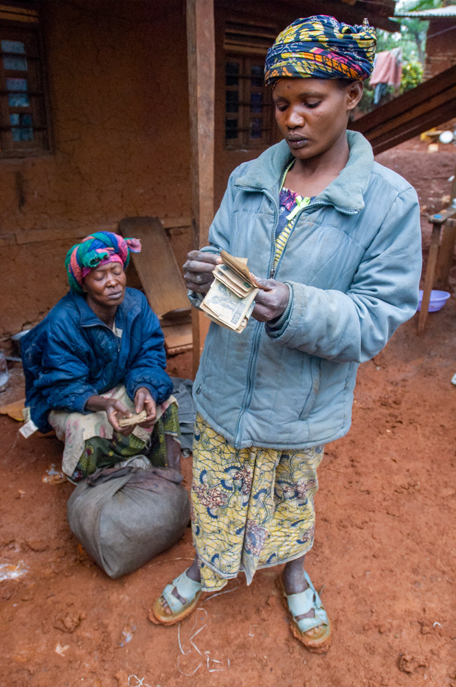Dorica started carrying rocks in 1986. "Before, this work was paying very well, but now what I am paid is meaningless. I even bought land and built a house but it was destroyed in the war."