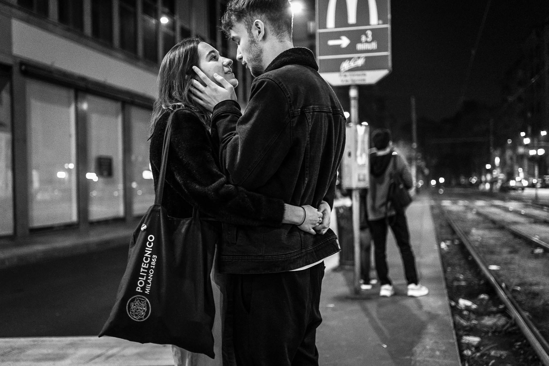 Late Night at the Tram Stop