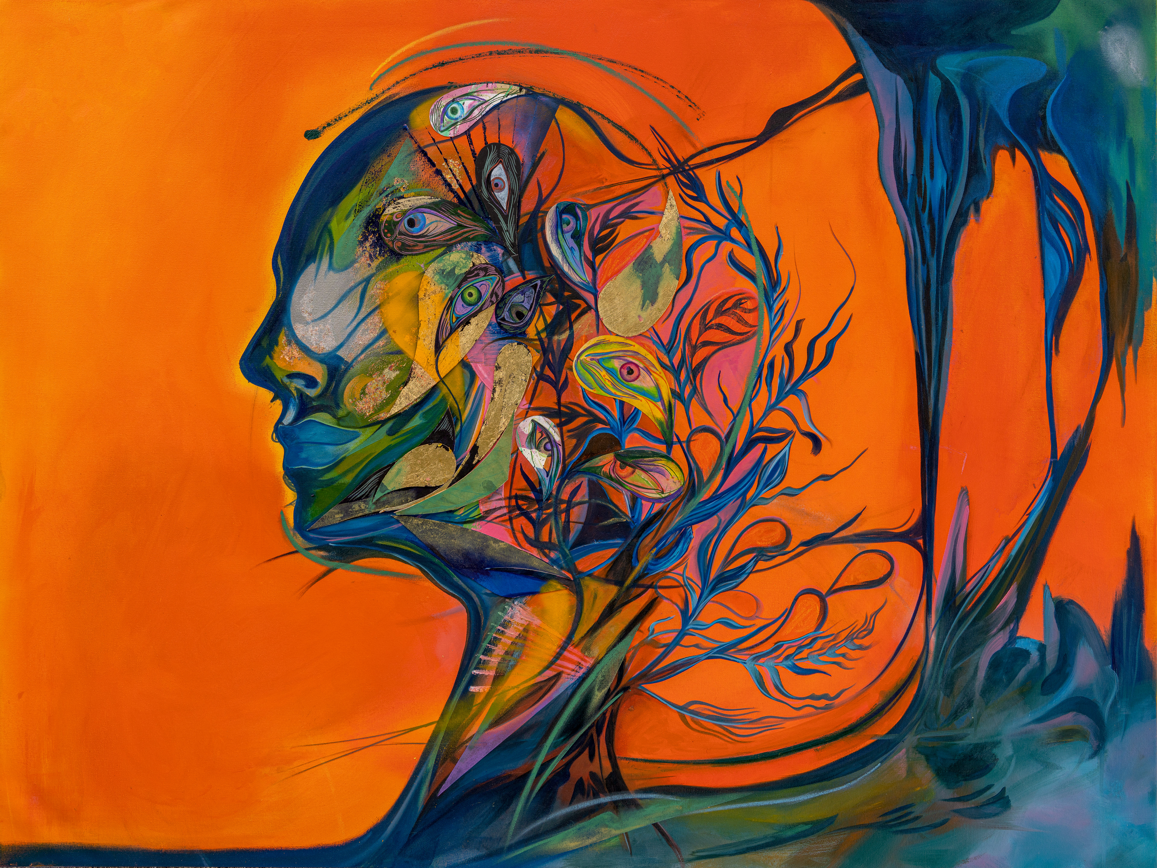 "A Soul's Dreamscape" by Rain Spann. Rain Spann is an artist based in Virginia with a background in computer engineering. His interdisciplinary practice is a study of both organic and artificial systems, the effects of their integration in society, and how this interaction impacts society spiritually as well as physically.