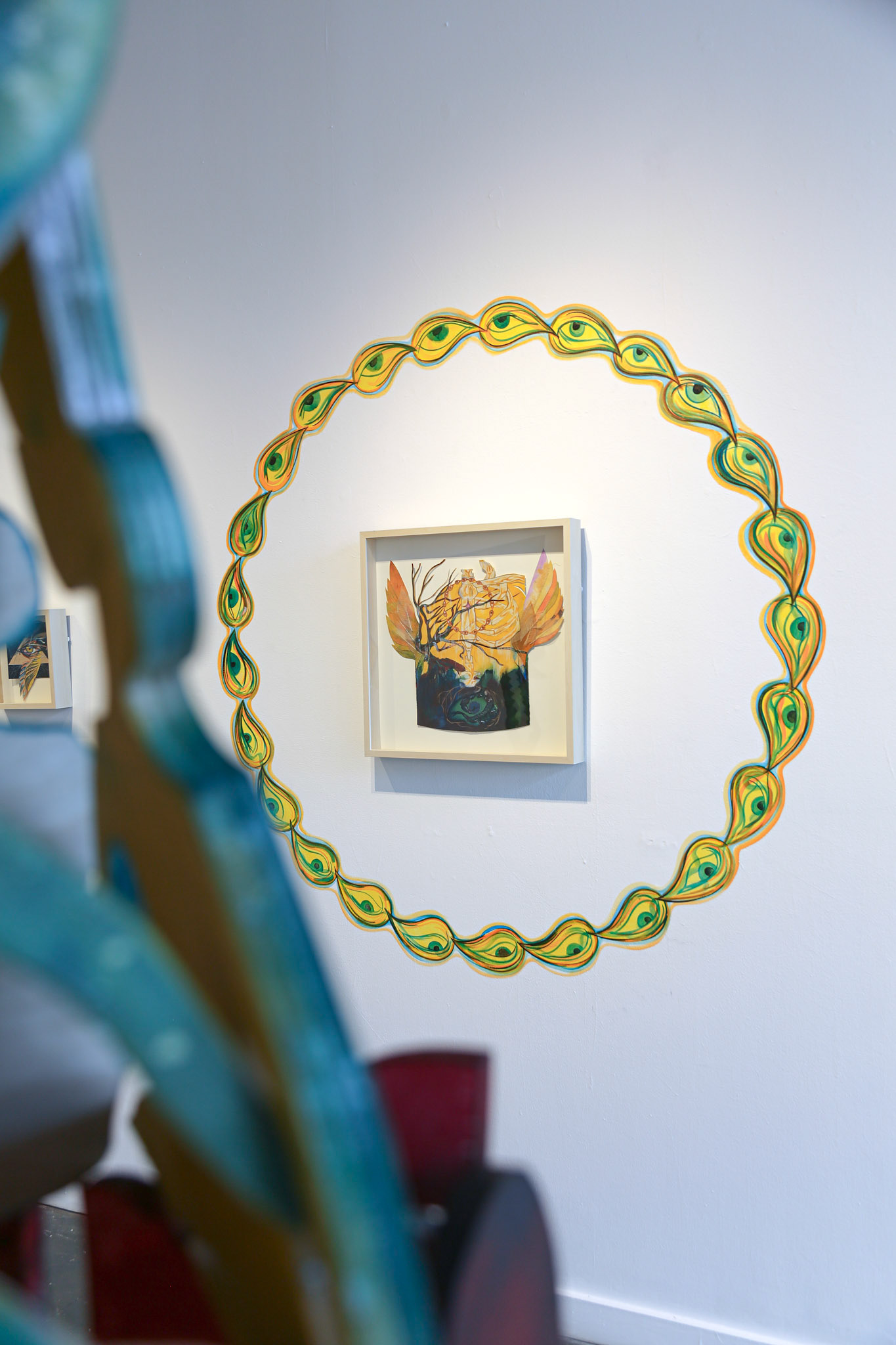 Rain Spann, "Of a Soul" installation, 2024, Moments Make a Palace at Southside Contemporary Art Gallery