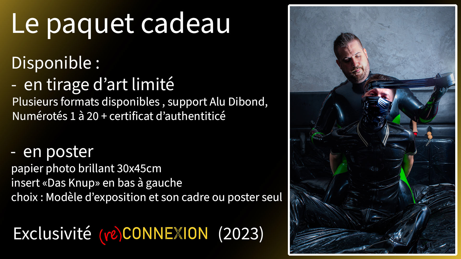 poster + cadre d'expostion disponible