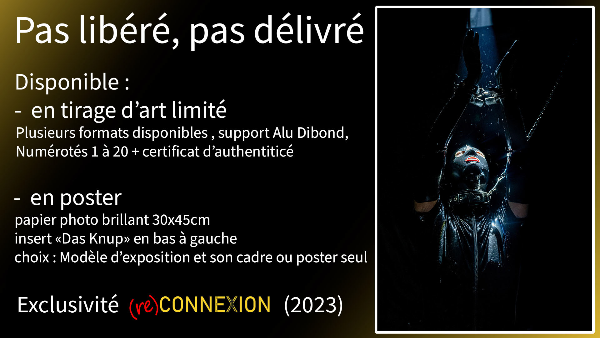 poster + cadre d'expostion disponible
