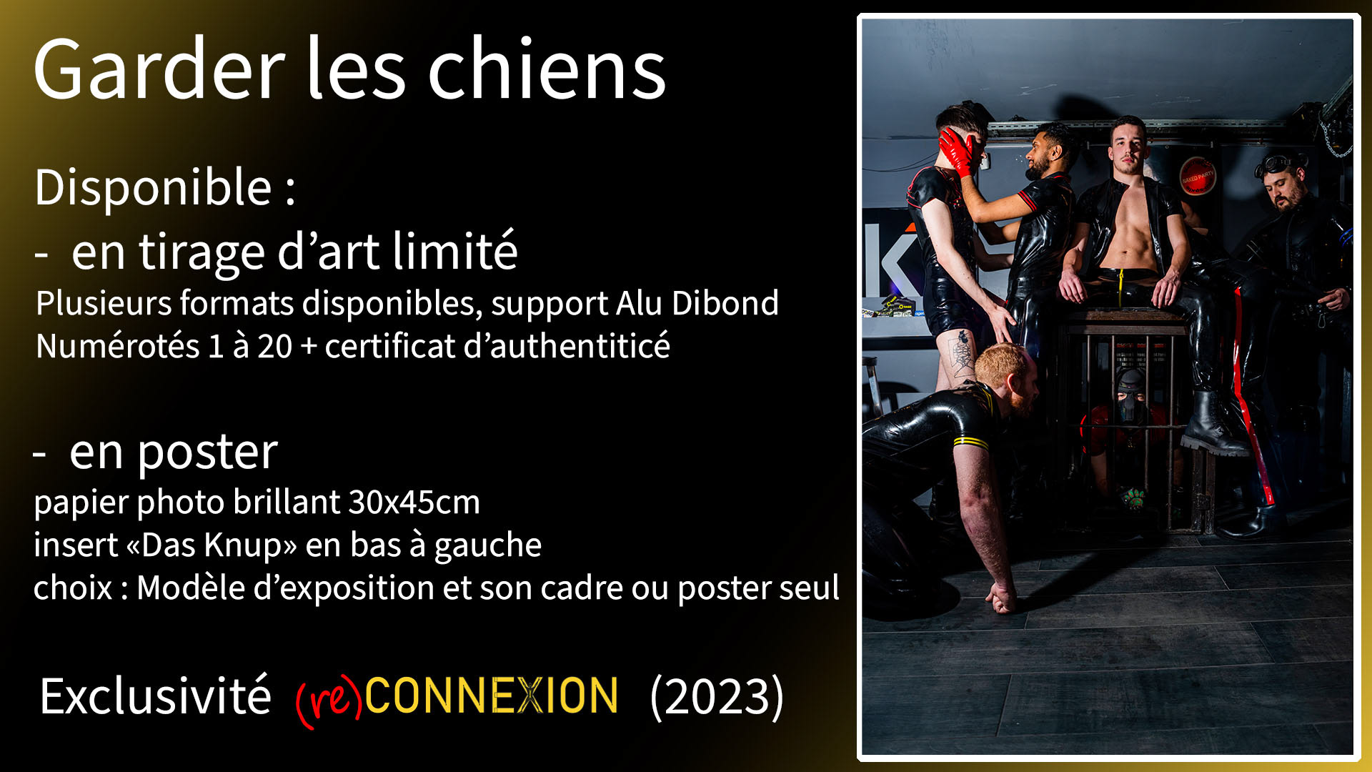 poster + cadre d'expostion disponible