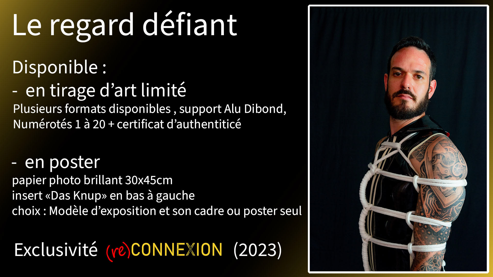 poster + cadre d'expostion disponible