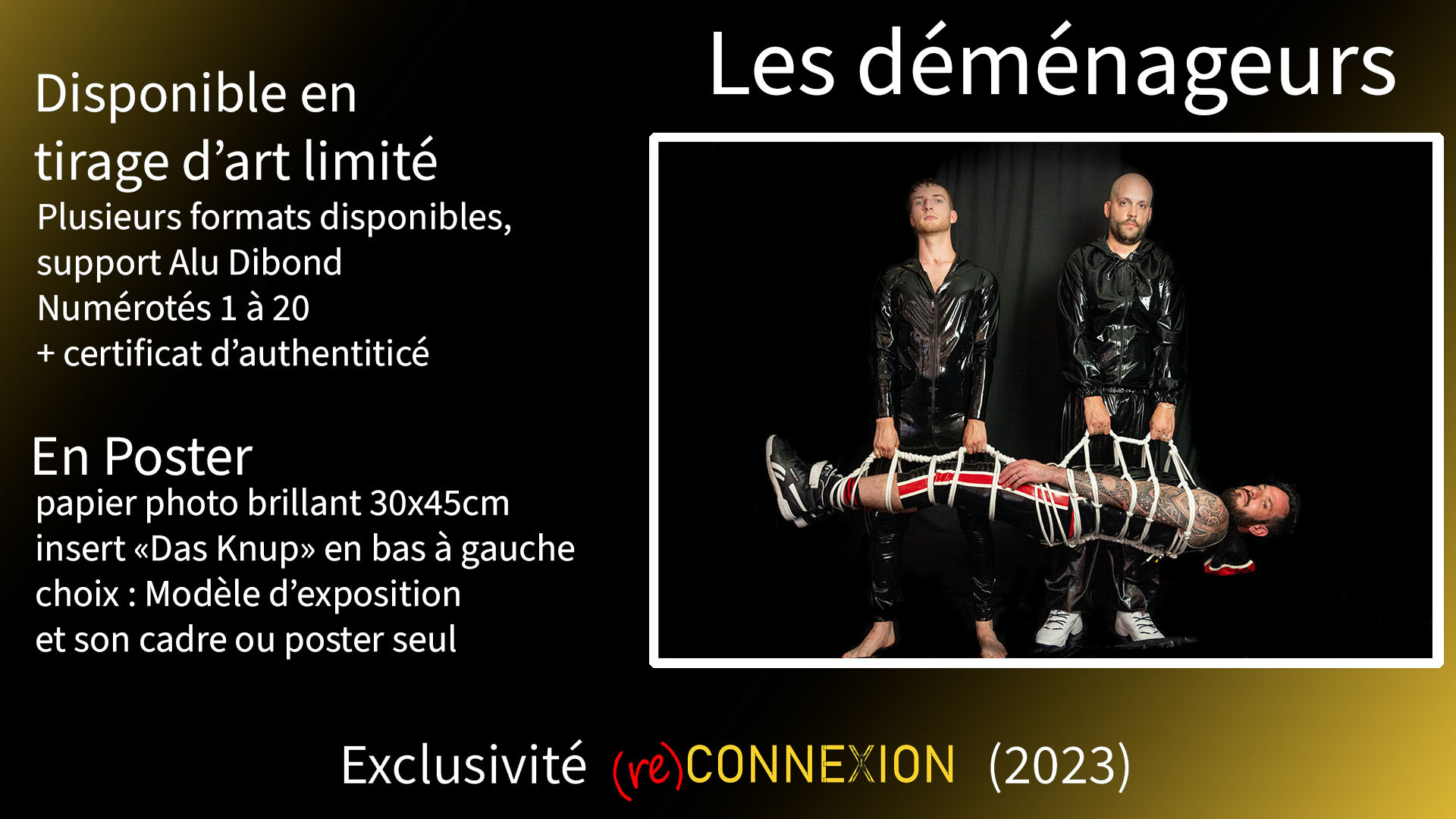 poster + cadre d'expostion disponible