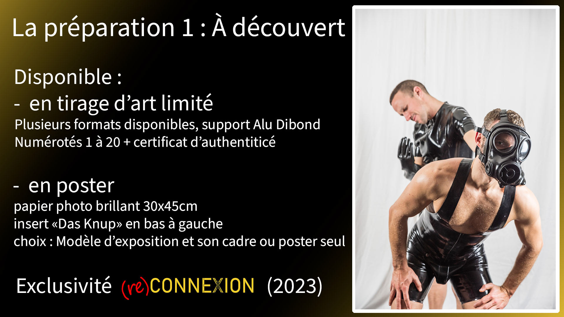 poster + cadre d'expostion disponible