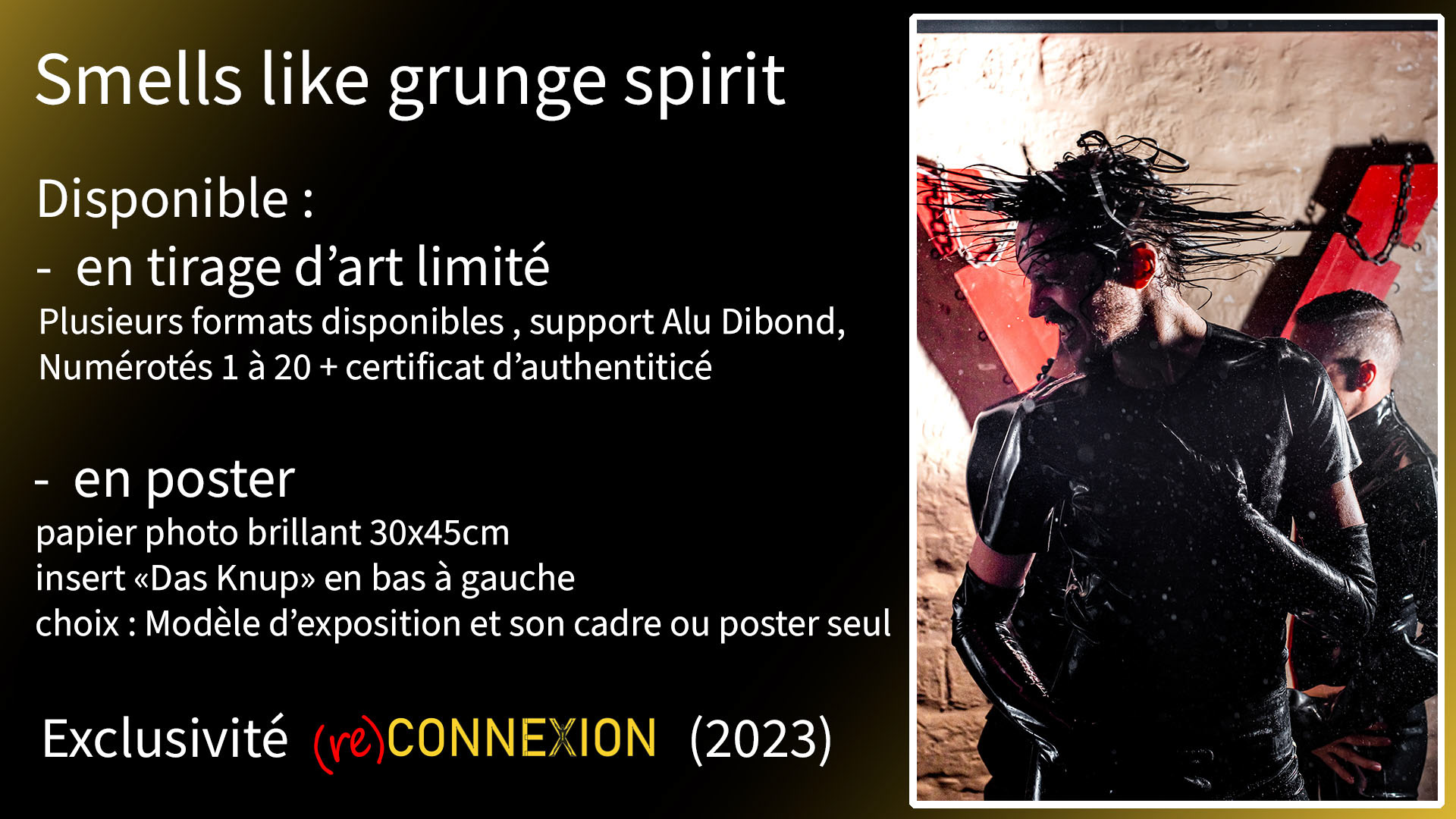 poster + cadre d'expostion disponible