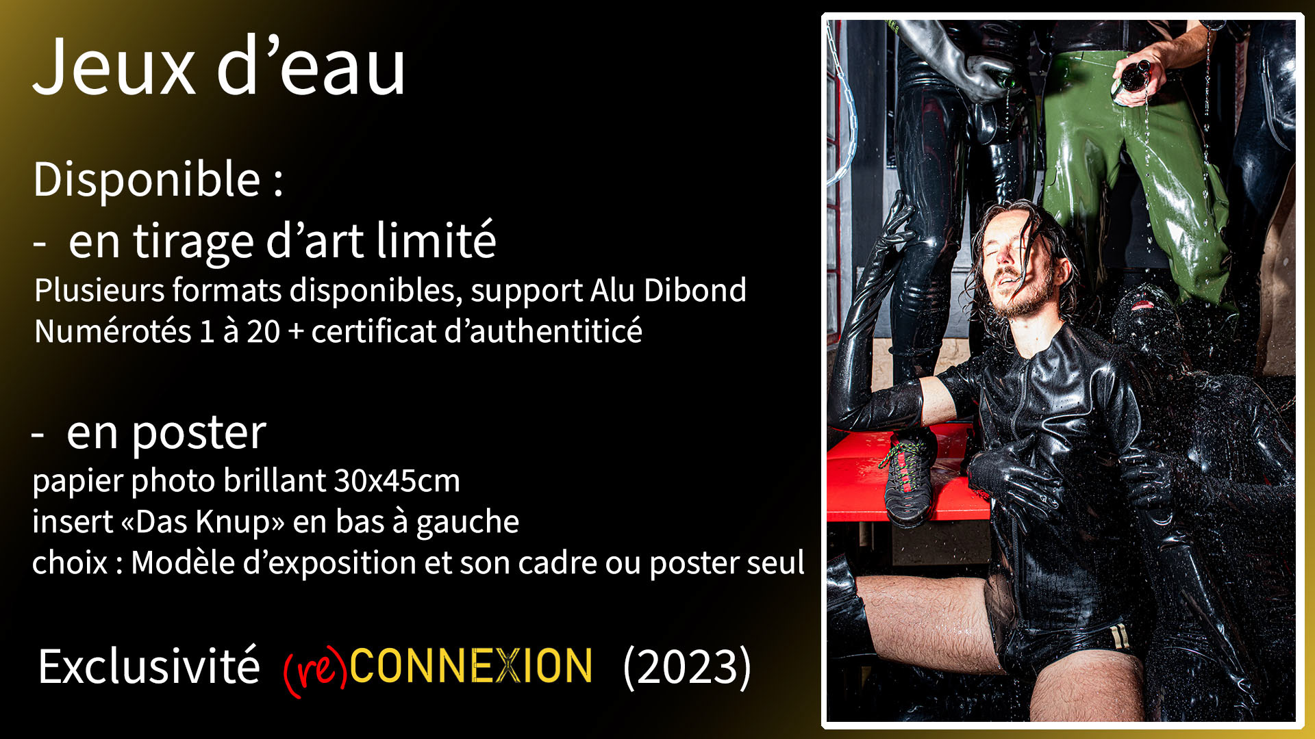 poster + cadre d'expostion disponible