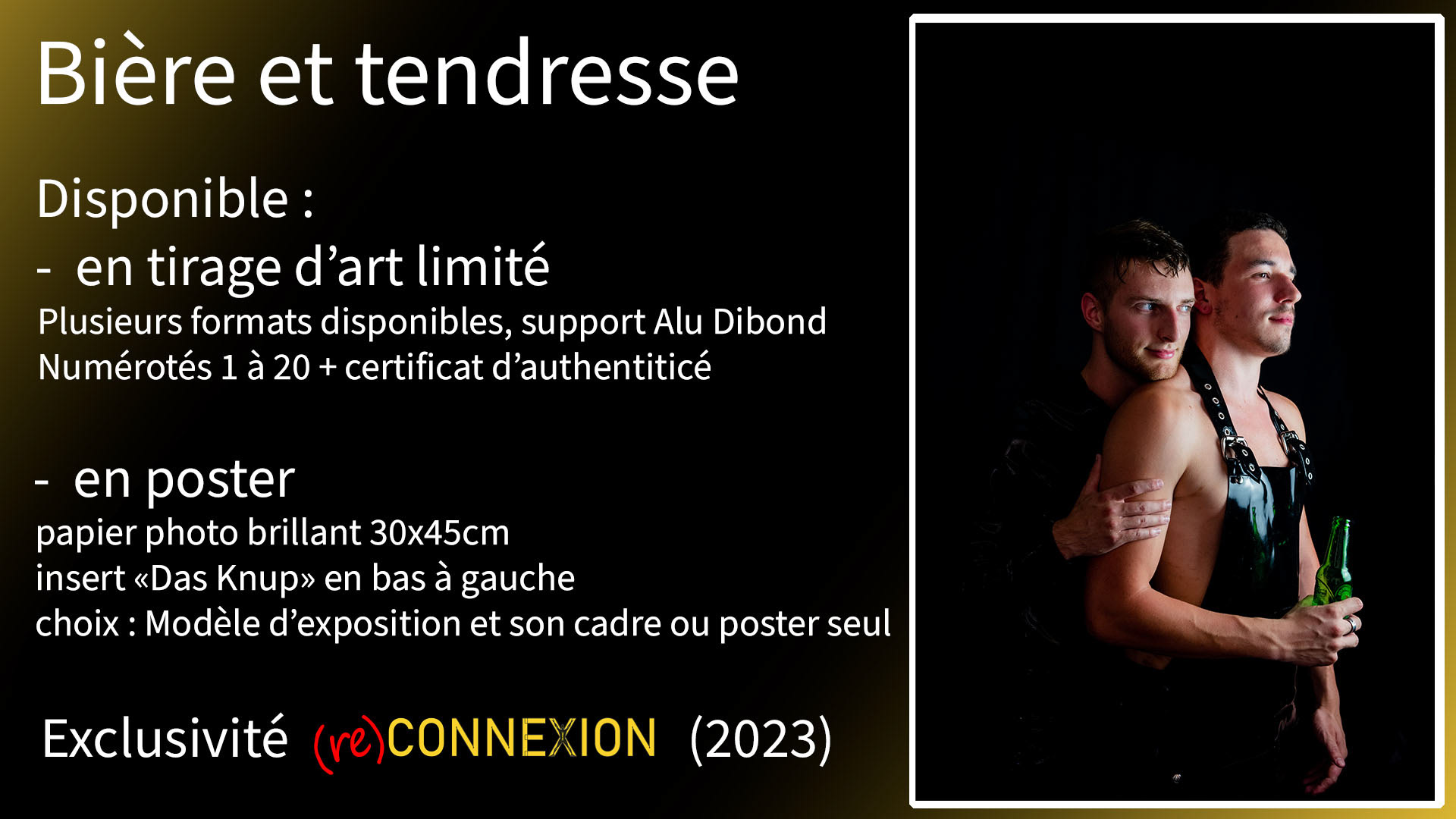 poster + cadre d'expostion disponible