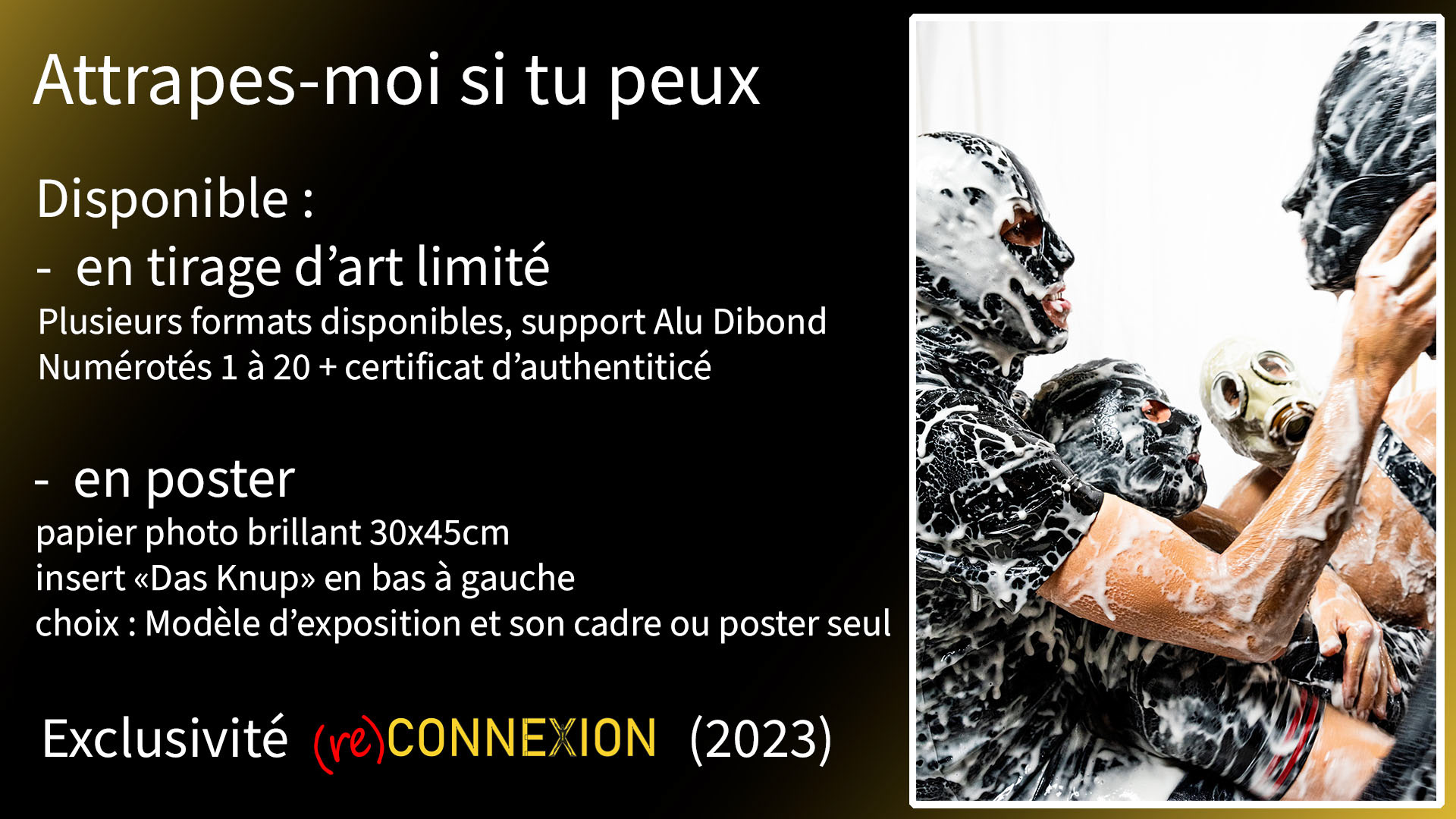 poster + cadre d'expostion disponible