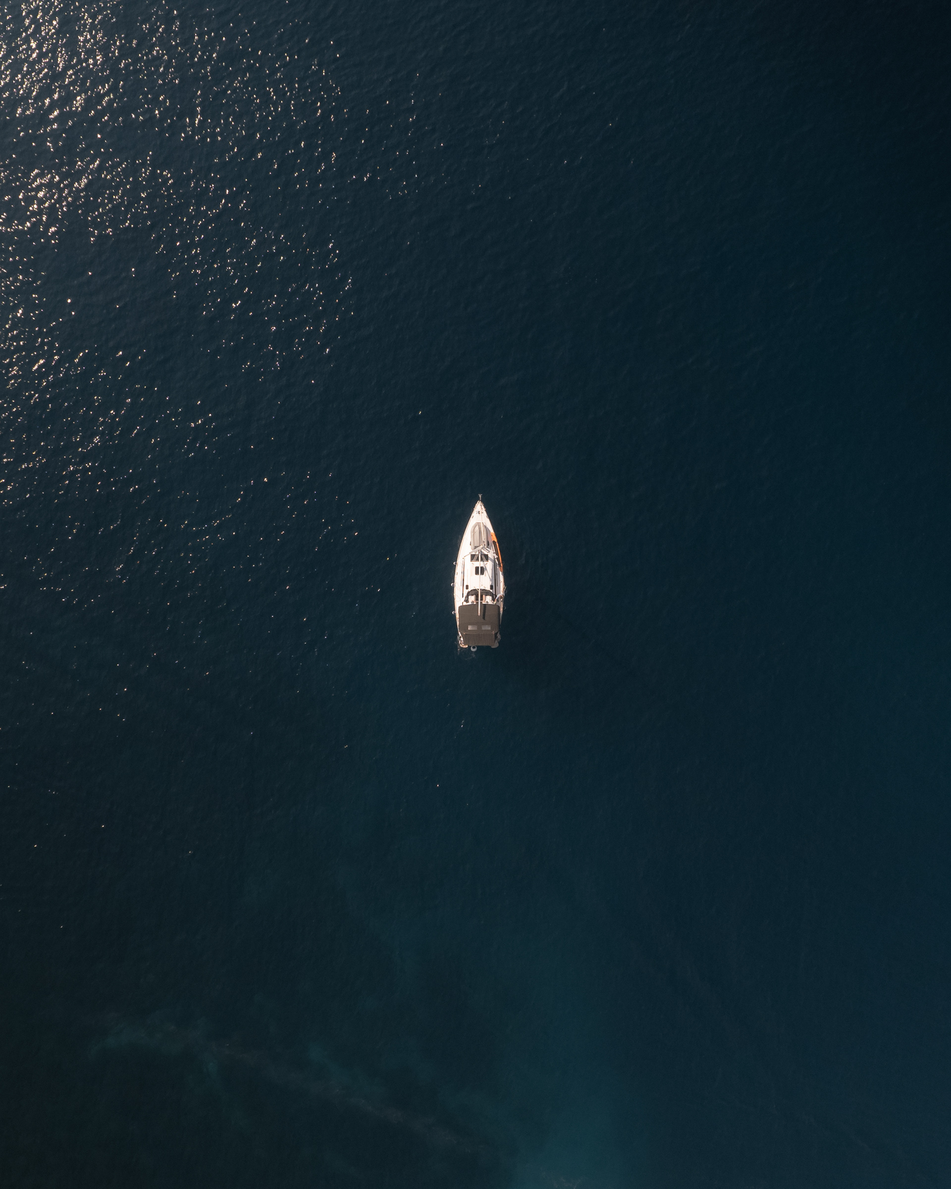 Boat in Adriatic Sea