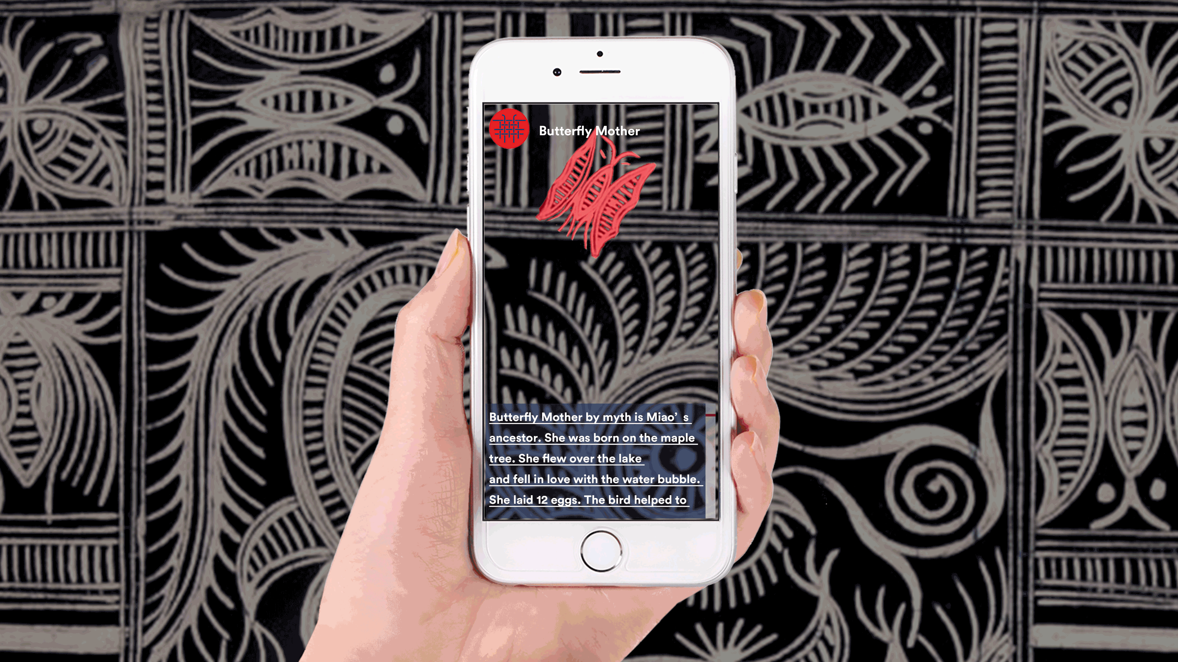 The Visual Demonstration of AR Interaction with a Batik Exhibit