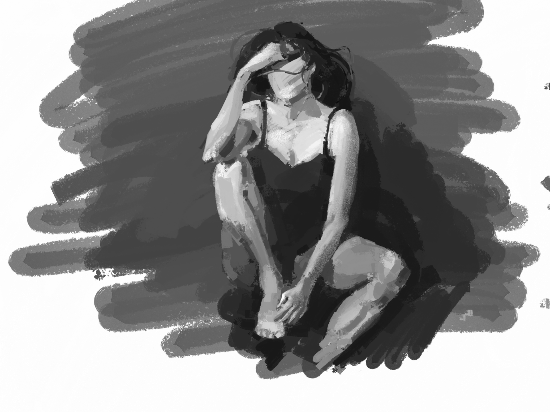 A Black-and-white Sketch