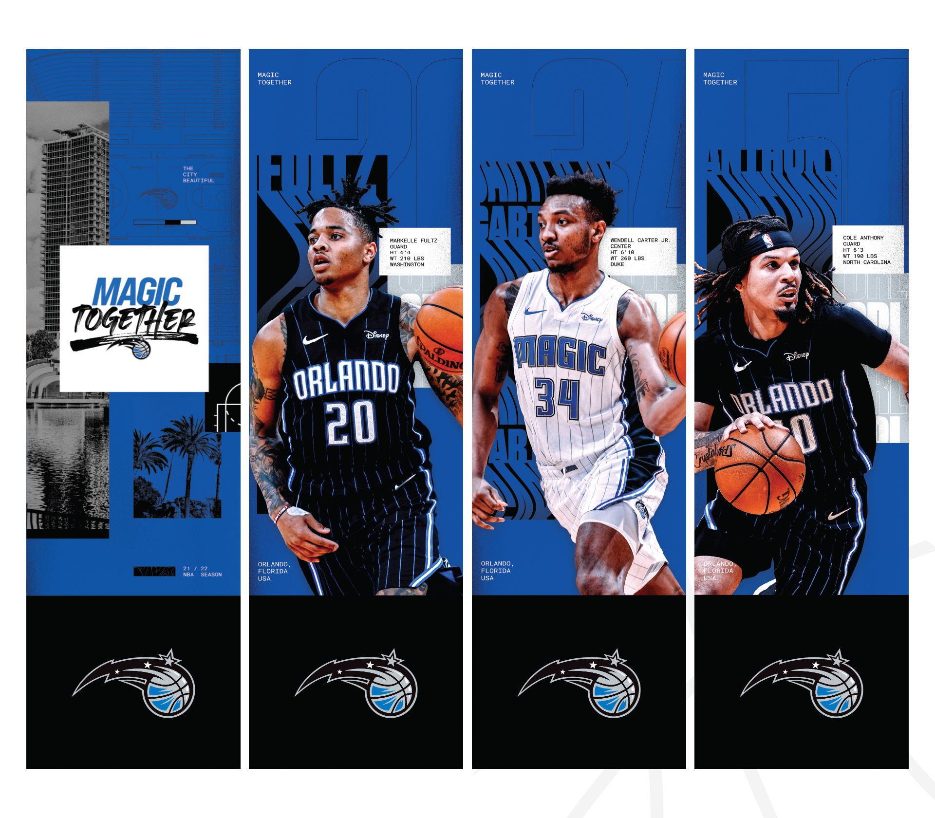 2021-2022 Magic Together Arena Pole Banner