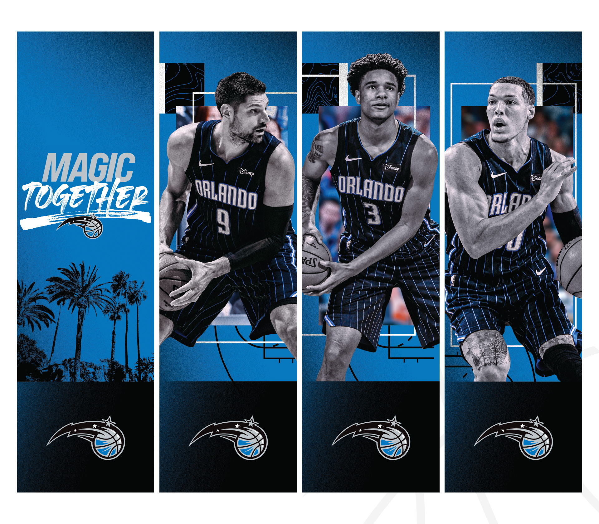 2020-2021 Magic Together Arena Pole Banner