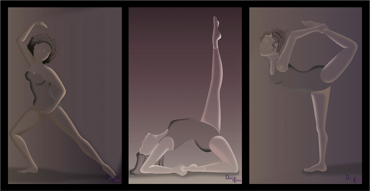 Illustrations of Transparent Dancers