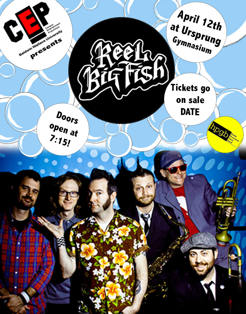 Reel Big Fish Concert Promotional Poster (Color)