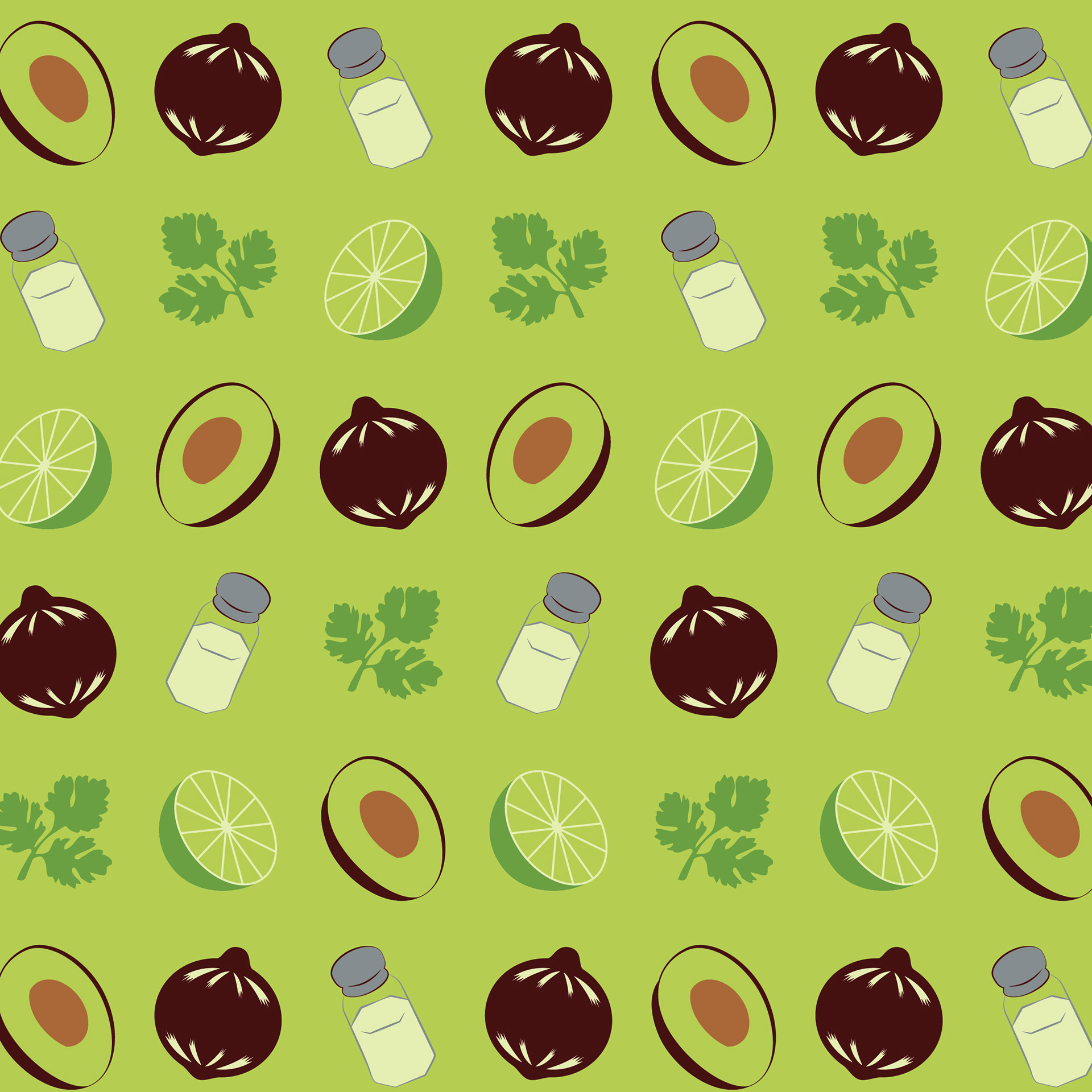 Guacamole Ingredient pattern