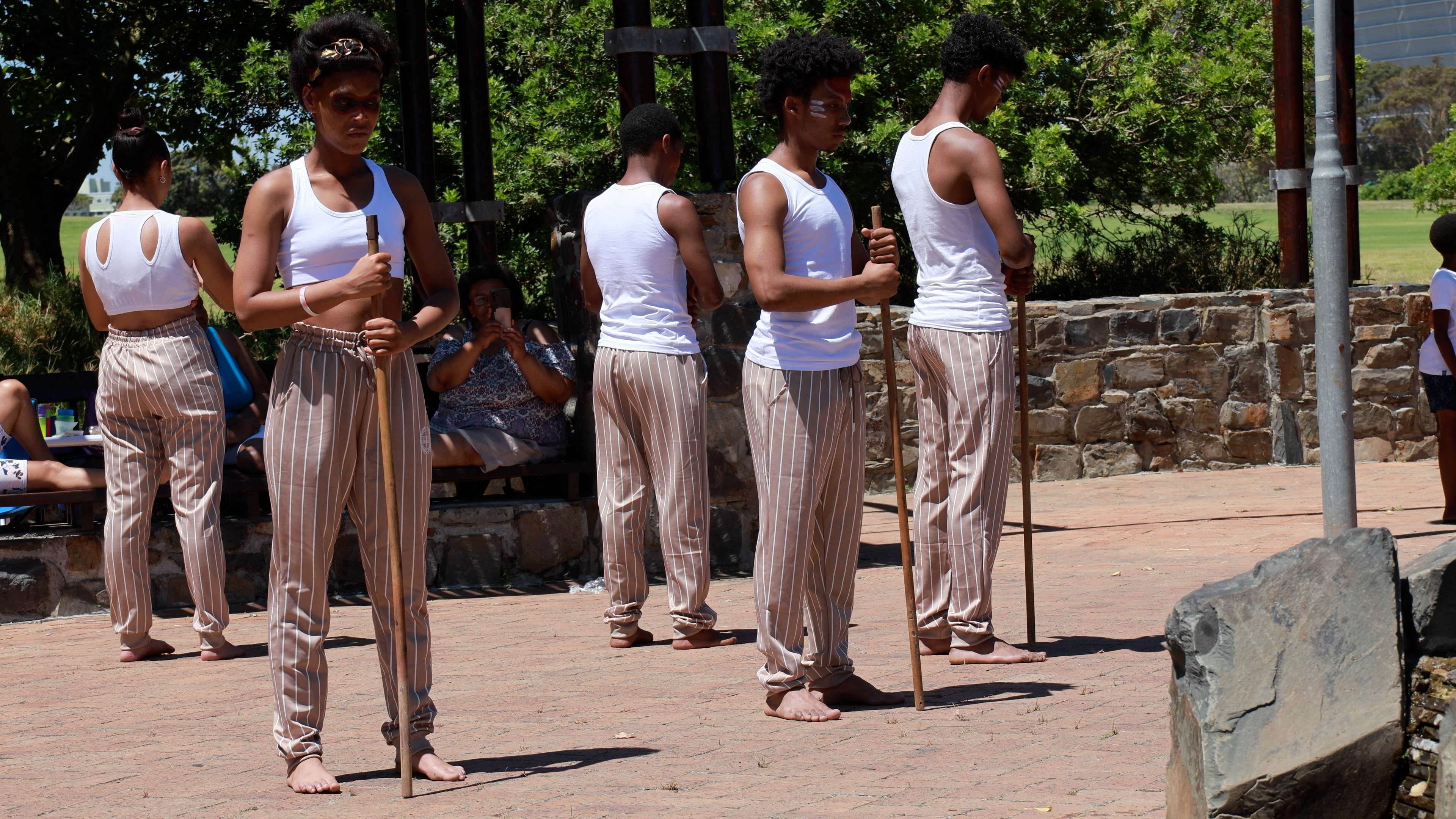 15 minute performance of Forgiving the Ancestors at Greenpoint Park, December 2023