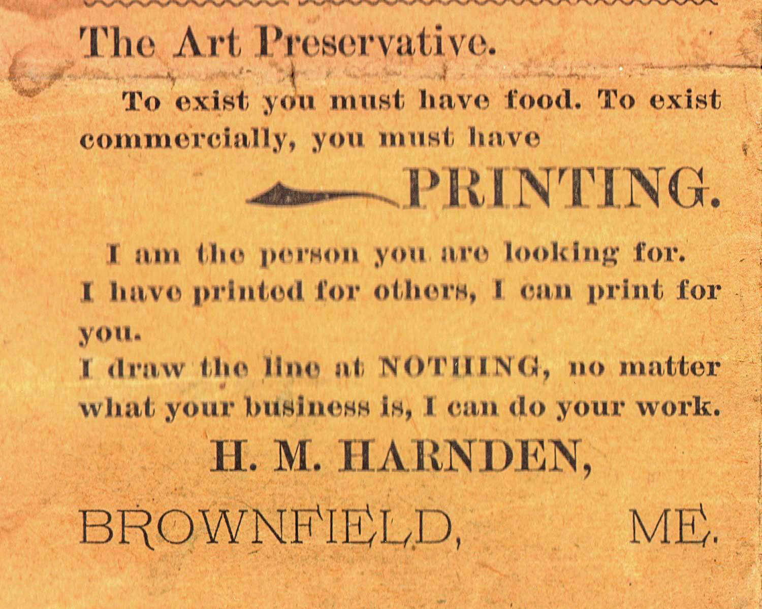 Brownfield ca. 1900