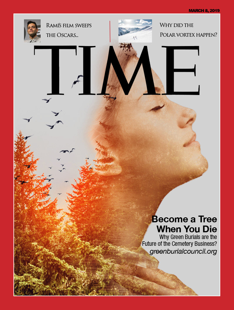 Double Exposure mock up for Time Magazine