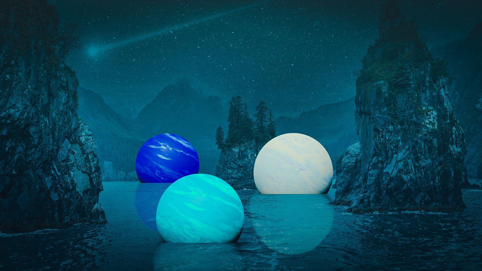 Planets Down a River