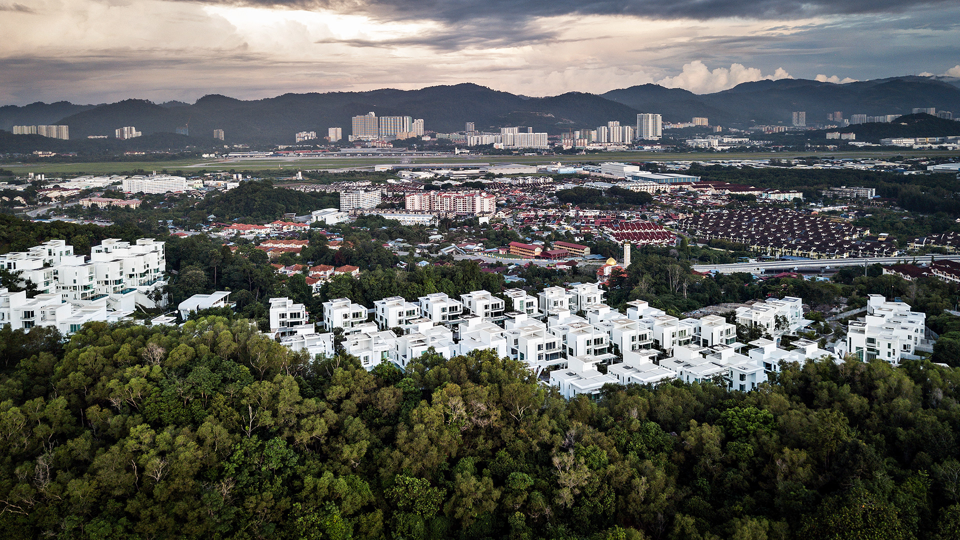 Residential Semi-Detached Aerial Exterior