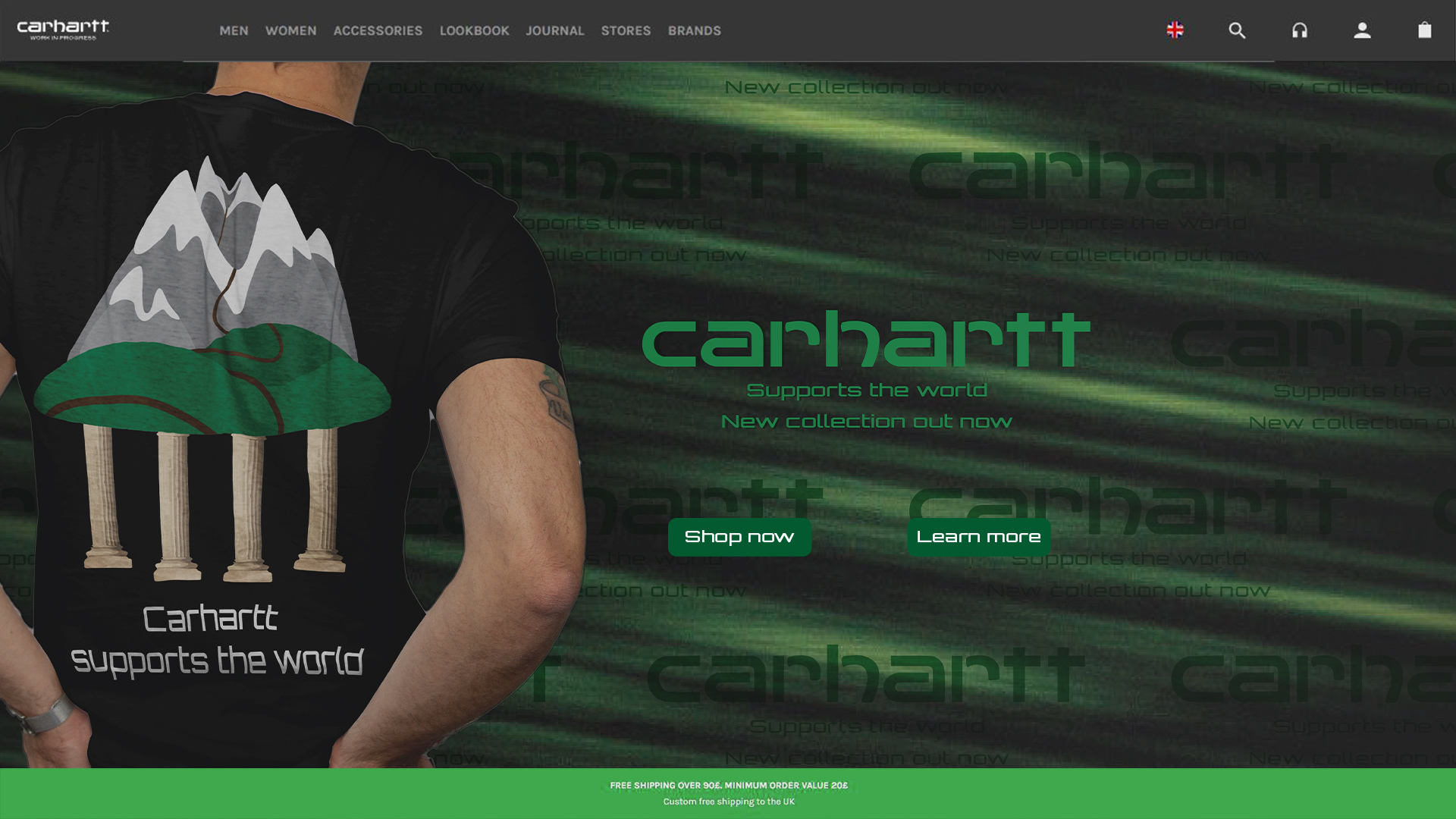 Website collection homepage