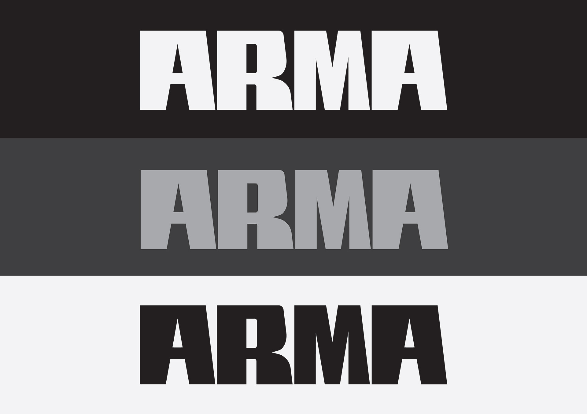 Logo in different colour styles