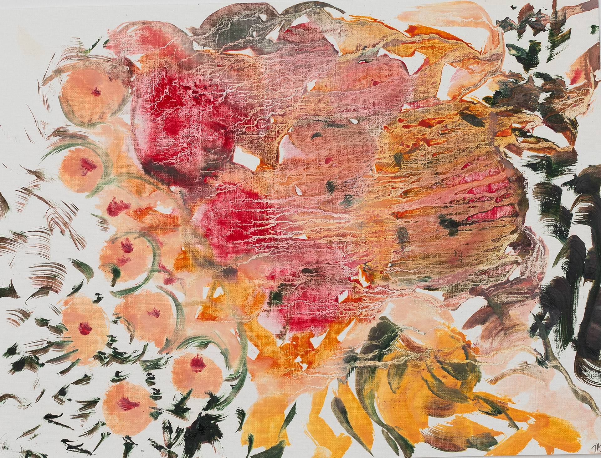 Autumn Wind: Oil on Paper 31 x 41cm
