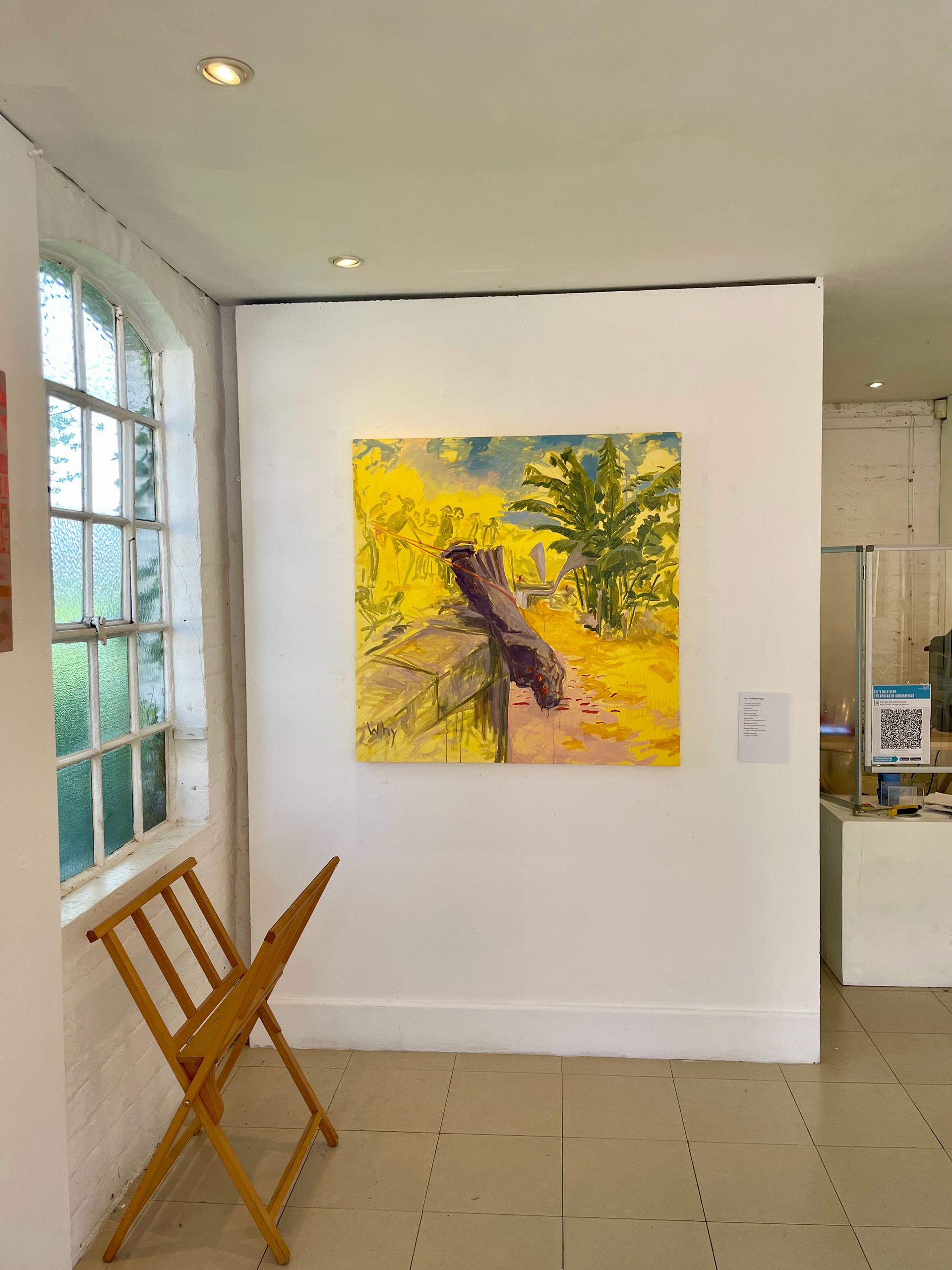 'The Happy Prince' on the main wall