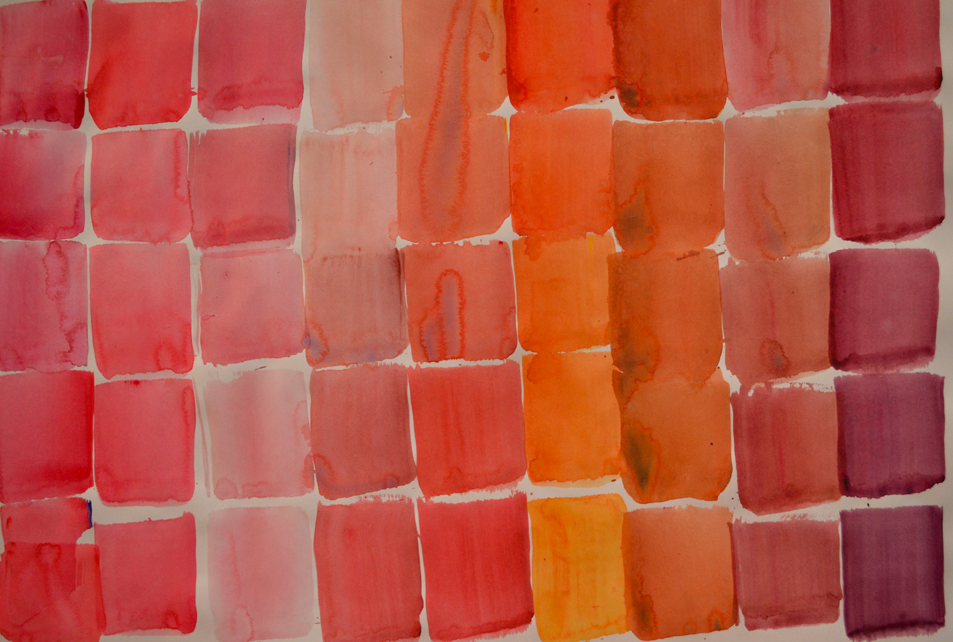 mixing colors with acrylic.