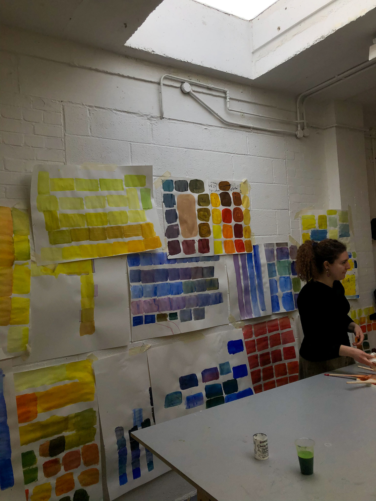 Color on the walls.