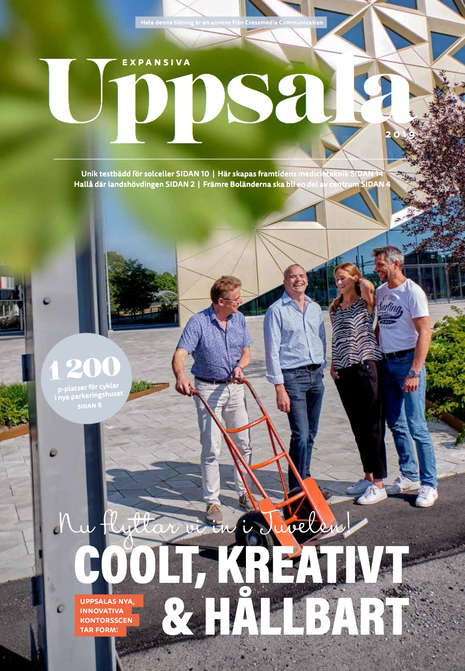 Tidningsbilaga: Expansiva Uppsala (Crossmedia Communication)