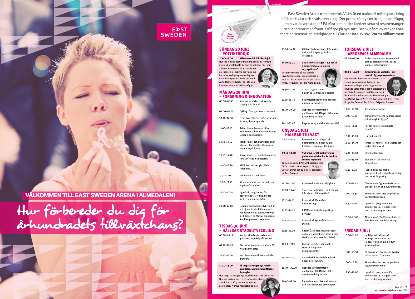 Tidningsbilaga: East Sweden Arena (Crossmedia Communication)