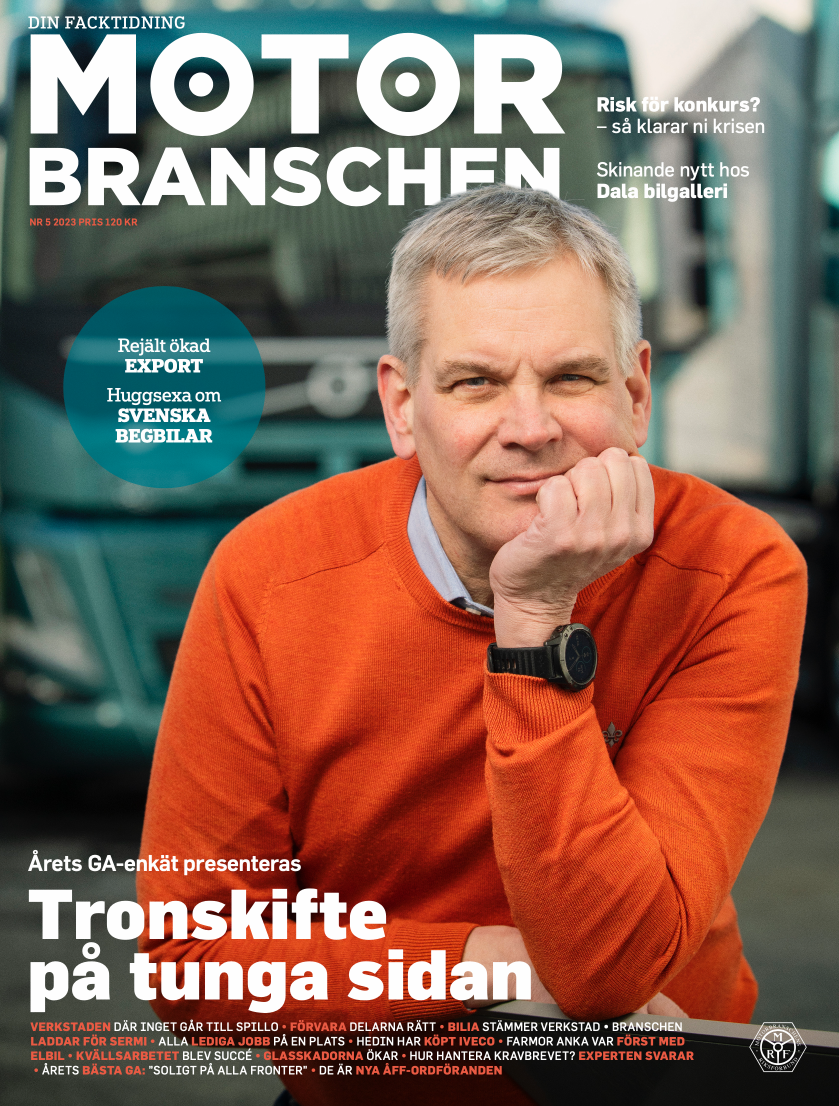 Branschtidning: Motorbranschens Riksförbund 9 nr/år