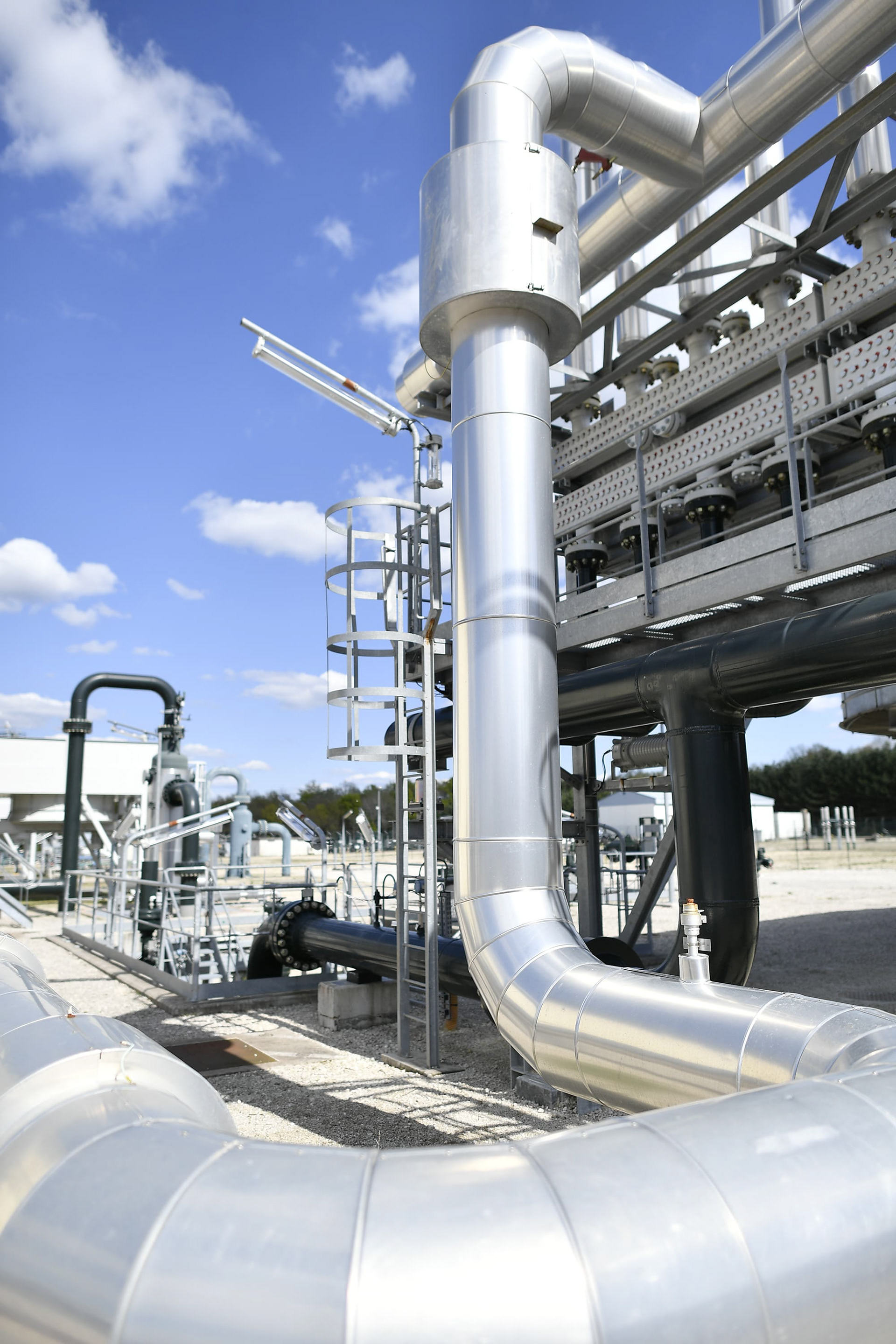 Reportage photo - Site de stockage gaz de CÉRÉ LA RONDE. France.