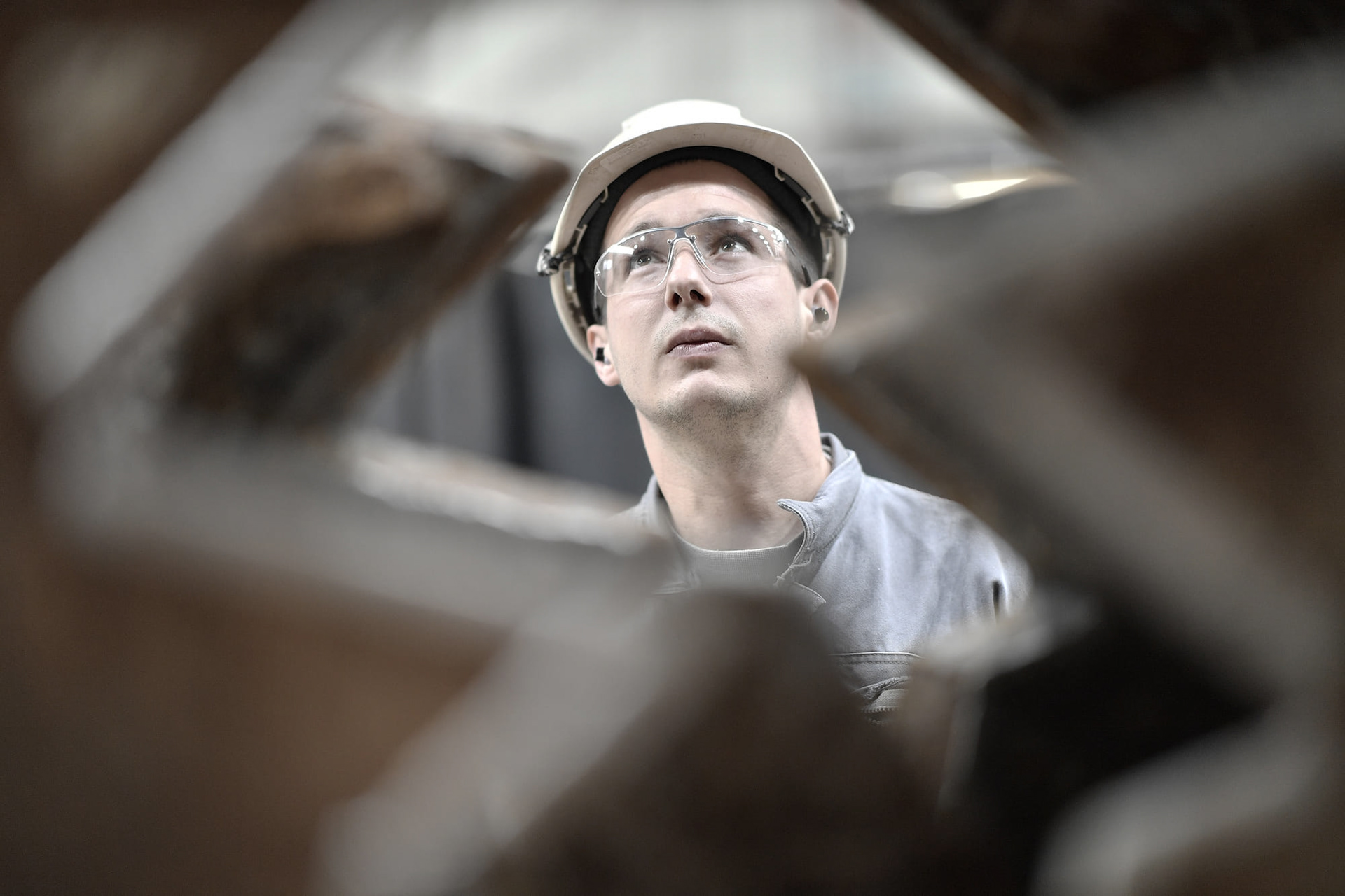 Reportage photo chantier et usine. France.