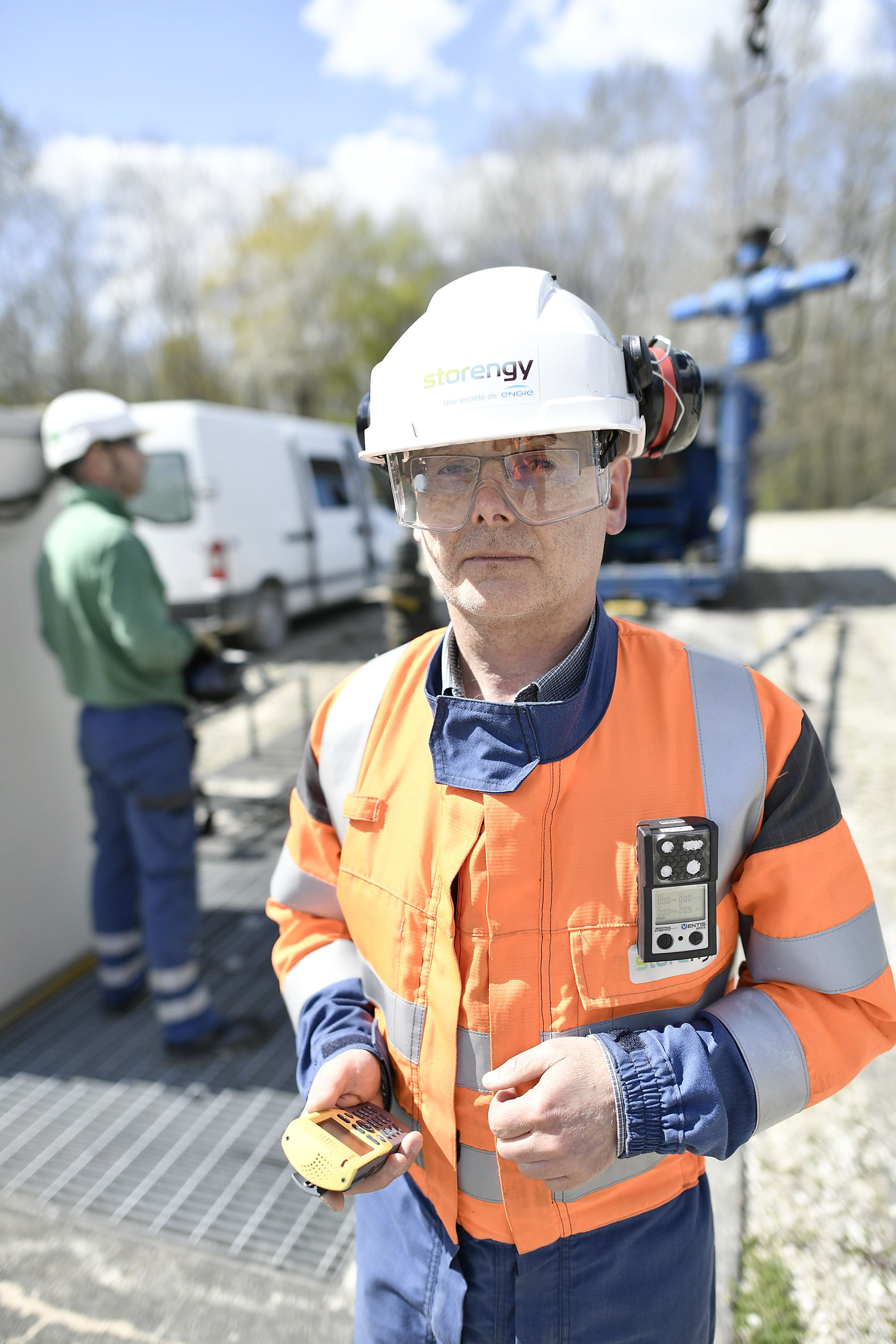Reportage photo - Site de stockage gaz de CÉRÉ LA RONDE. France.
